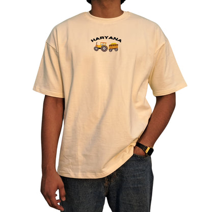 Harvest Haryana Embroidered Oversized T-shirt